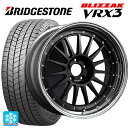 【10/27 10:59迄 全品P5倍&クーポン】225/40R18 88Q ブリヂストン ブリザック VRX3 正規品 # タナベ SSR プロフェッサー TF1 フラットブラック 18-7J 国産車用 スタッドレスタイヤホイール4本セット