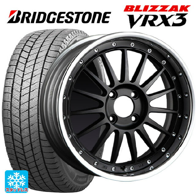 165/50R16 75Q ブリヂストン ブリザック VRX3 正規品 タナベ SSR プロフェッサー TF1R フラットブラック 16-5.5J 国産車用 スタッドレスタイヤホイール4本セット