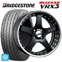 185/55R16 83Q ブリヂストン ブリザック VRX3 正規品 タナベ SSR プロフェッサー SP4R フラットブラック 16-6.5J 国産車用 スタッドレスタイヤホイール4本セット