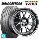 【10/27 10:59迄 全品P5倍&クーポン】225/40R18 88Q ブリヂストン ブリザック VRX3 正規品 # タナベ SSR プロフェッサー MS3 チタンシルバー 18-7J 国産車用 スタッドレスタイヤホイール4本セット