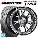 【2/17〜 最大3万円OFFクーポン】トヨタ プリウス(60系)用 195/60R17 90Q ブリヂストン ブリザック VRX3 # 正規品 SSR プロフェッサー MS3R シルバー 新品スタッドレスタイヤホイール4本セット