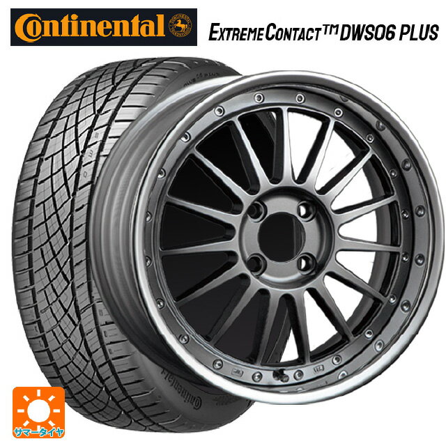 215/45R17 91W XL コンチネンタル エクストリームコンタクト DWS06プラス 正規品 タナベ SSR プロフェッサー TF1R チタンシルバー 17-7J 国産車用 サマータイヤホイール4本セット