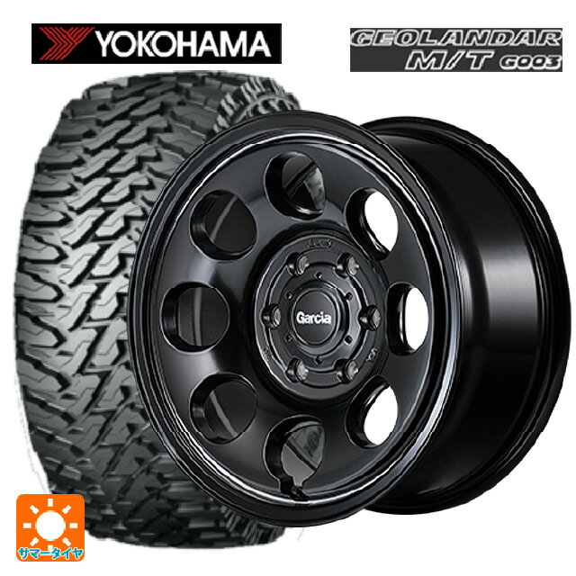 【10/14 20時〜最大3万円OFFクーポン】ミツビシ トライトン(GSRグレード)(LC2T)用 265/65R17 120/117Q ヨコハマ ジオランダー M/T G003 正規品 エムアイディー ガルシア パーム8 セミグロスブラック/ウ゛ァーレイポリッシュ 新品サマータイヤホイール 4本セット
