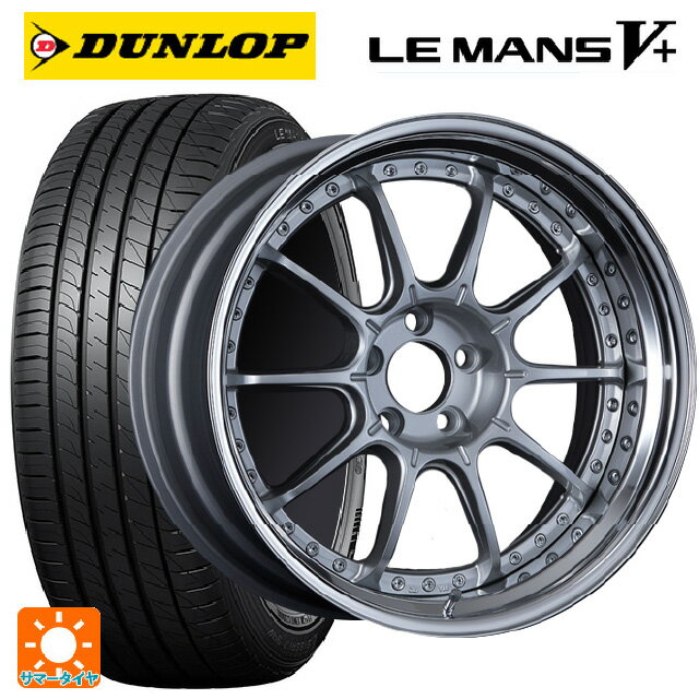 225/35R19 88W XL ダンロップ ルマン5プラス(ルマン5+) # タナベ SSR プロフェッサー SP5 ハイブライトシルバー 19-8J 国産車用 サマータイヤホイール4本セット
