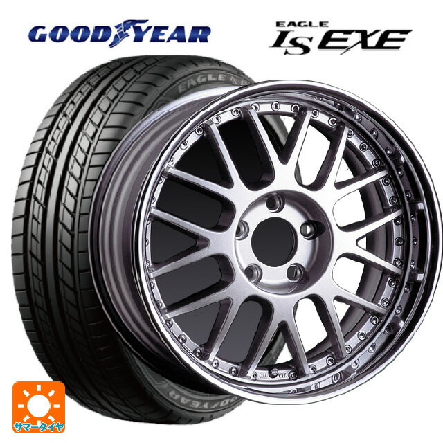 215/45R17 91W XL グッドイヤー イーグル LS EXE # タナベ SSR プロフェッサー MS1R シルバー 17-7J 国産車用 サマータイヤホイール4本セット