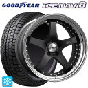 225/55R18 98Q グッドイヤー アイスナビ8 # タナベ SSR プロフェッサー SP4 フラットブラック 18-7J 国産車用 スタッドレスタイヤホイール4本セット