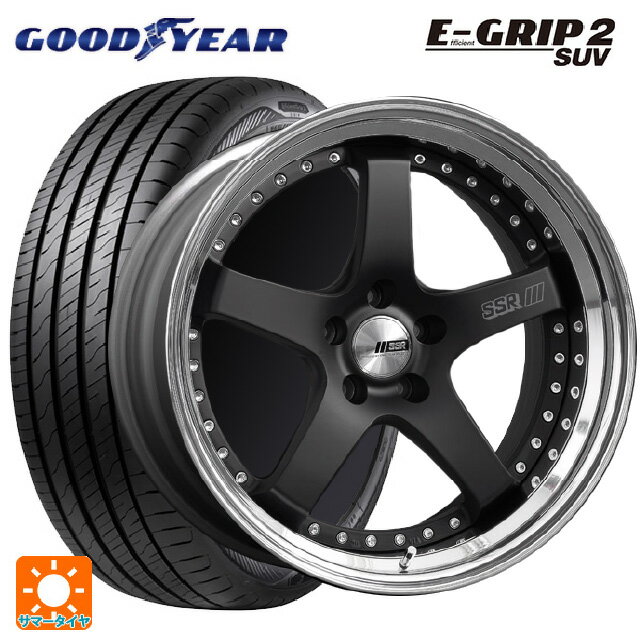 【4/14 20時〜 最大3万円OFFクーポン】225/55R18 98V グッドイヤー エフィシェントグリップ 2 SUV タナベ SSR プロフェッサー SP4 フラットブラック 18-7J 国産車用 サマータイヤホイール4本セット