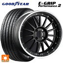 215/50R17 95W グッドイヤー エフィシェントグリップ パフォーマンス2 タナベ SSR プロフェッサー TF1R フラットブラック 17-7J 国産車用 サマータイヤホイール4本セット