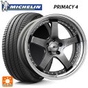 【4/28〜5/1 全品ポイント5倍】225/50R18 95V ミシュラン 正規品 プライマシー4 # タナベ SSR プロフェッサー SP4 チタンシルバー 18-7J 国産車用 サマータイヤホイール4本セット(2)