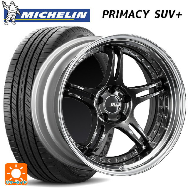 【6/15〜16限定 全品P5倍＆クーポン】225/55R19 99V ミシュラン 正規品 プライマシー SUVプラス タナベ SSR プロフェッサー SPX プリズムダークガンメタ 19-8J 国産車用 サマータイヤホイール4本セット
