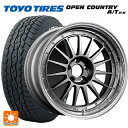 【5/9 20時〜 最大3万円OFFクーポン】235/60R18 103H トーヨー オープンカントリー A/T EX ホワイトレター ＃ タナベ SSR プロフェッサー TF1 チタンシルバー 18-7J 国産車用 サマータイヤホイール4本セット