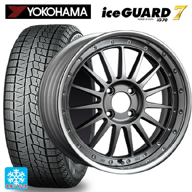 215/45R17 87Q ヨコハマ アイスガード7(IG70) タナベ SSR プロフェッサー TF1R チタンシルバー 17-7J 国産車用 スタッドレスタイヤホイール4本セット