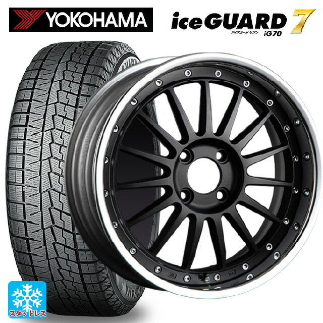 【6/4 20時〜 最大3万円OFFクーポン】165/50R16 75Q ヨコハマ アイスガード7(IG70) タナベ SSR プロフェッサー TF1R フラットブラック 16-5.5J 国産車用 スタッドレスタイヤホイール4本セット