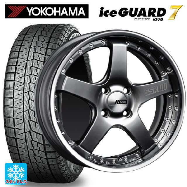 【6/4 20時〜 最大3万円OFFクーポン】165/50R16 75Q ヨコハマ アイスガード7(IG70) タナベ SSR プロフェッサー SP4R チタンシルバー 16-5.5J 国産車用 スタッドレスタイヤホイール4本セット