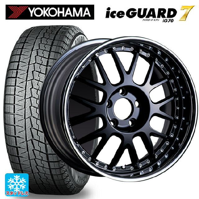 【6/4 20時〜 最大3万円OFFクーポン】165/50R16 75Q ヨコハマ アイスガード7(IG70) タナベ SSR プロフェッサー MS1R ブラック 16-5.5J 国産車用 スタッドレスタイヤホイール4本セット