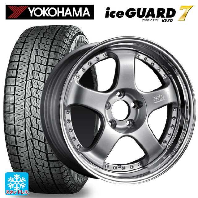 【最大3万円OFFクーポン 5/16 1:59迄】215/45R18 93Q XL ヨコハマ アイスガード7(IG70) タナベ SSR プロフェッサー SP1 シルバー 18-7J 国産車用 スタッドレスタイヤホイール4本セット