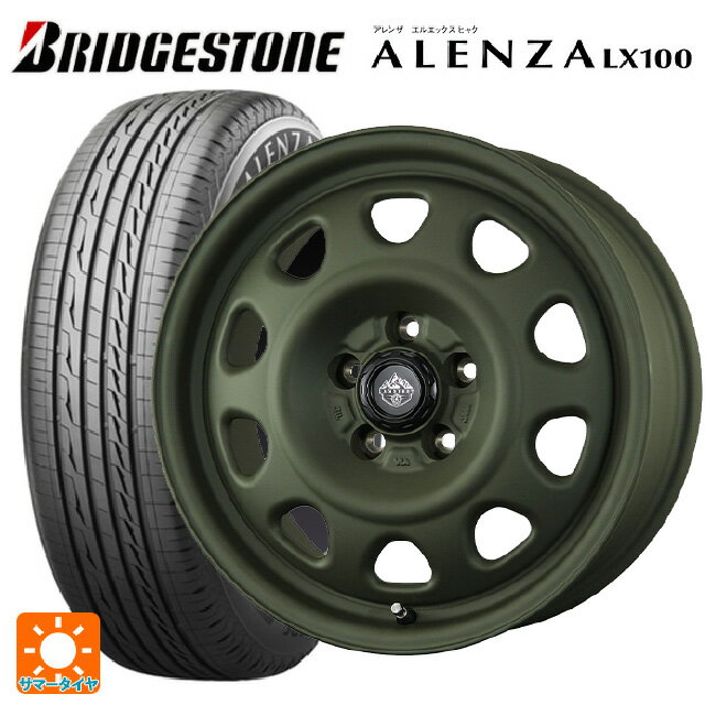 2025年製 225/65R17 102H ブリヂストン アレンザLX100 正規品 トピー ランドフット SWZ OD 17-7J 国産車用 サマータイヤホイール4本セット