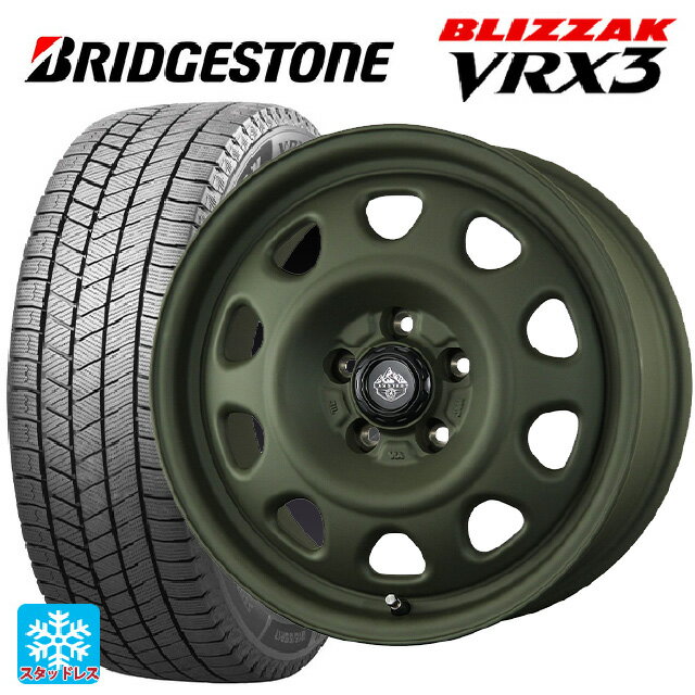 2024年製 205/60R16 96Q XL ブリヂストン ブリザック VRX3 正規品 # トピー ランドフット SWZ OD 16-7J 国産車用 スタッドレスタイヤホイール4本セット