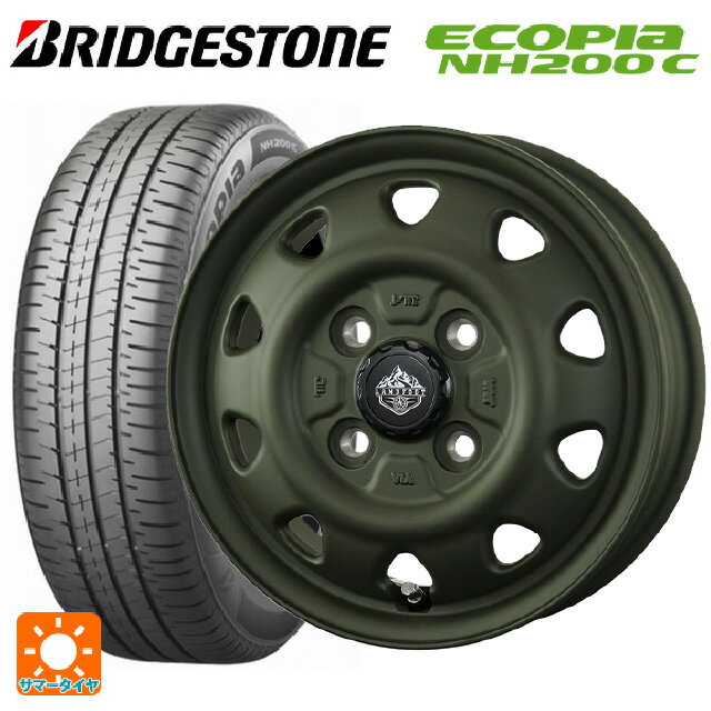 2022年製 165/55R14 72V ブリヂストン エコピア NH200C 正規品 # トピー ランドフット SWZ OD 14-4.5J 国産車用 サマータイヤホイール4本セット