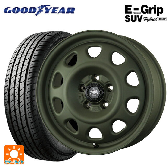 215/70R16 100H グッドイヤー エフィシェントグリップSUV HP01 トピー ランドフット SWZ OD 16-7J 国産車用 サマータイヤホイール4本セット