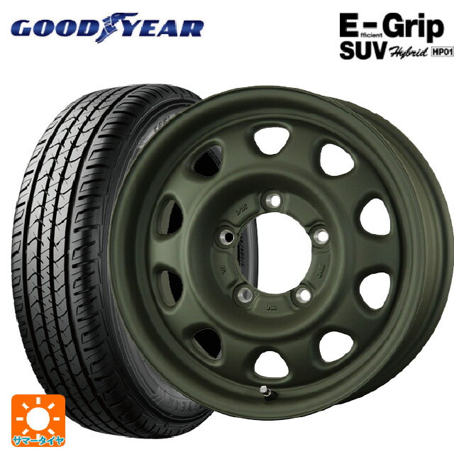 【最大3万円OFFクーポン 5/16 1:59迄】175/80R16 91S グッドイヤー エフィシェントグリップSUV HP01 ＃ トピー ランドフット SWZ OD 16-5.5J 国産車用 サマータイヤホイール4本セット