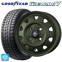 155/65R14 75Q グッドイヤー アイスナビ7(限定) # トピー ランドフット SWZ OD 14-4.5J 国産車用 スタッドレスタイヤホイール4本セット