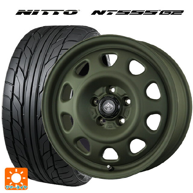 215/50R17 95W XL ニットー NT555 G2 トピー ランドフット SWZ OD 17-7J 国産車用 サマータイヤホイール4本セット