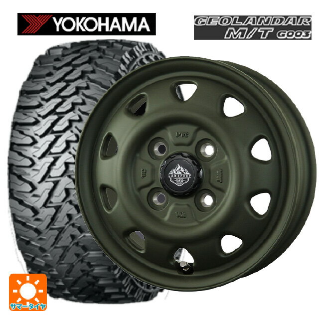 【6/11 1:59迄 全品ポイント5倍】145/80R12 80/78N ヨコハマ ジオランダー M/T G003 正規品 # トピー ランドフット SWZ OD 12-3.5J 国産車用 サマータイヤホイール4本セット