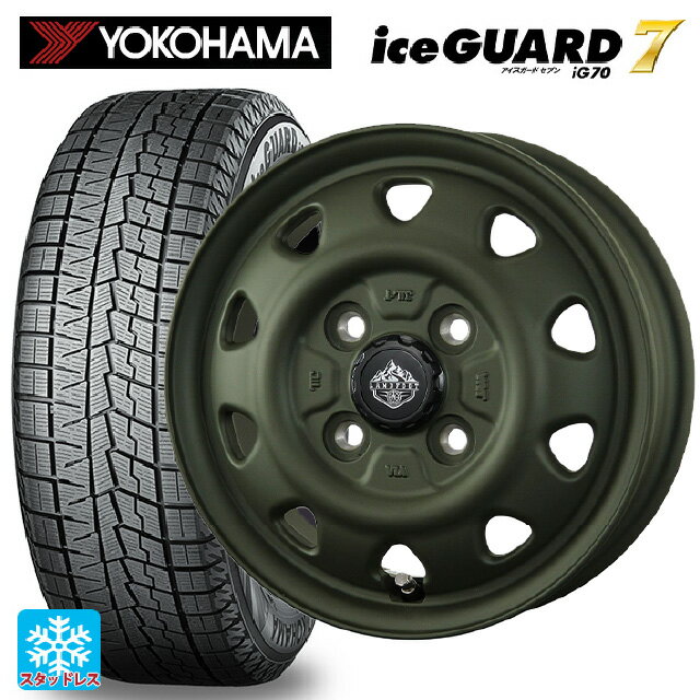 【6/11 1:59迄 全品ポイント5倍】165/50R15 73Q ヨコハマ アイスガード7(IG70) トピー ランドフット SWZ OD 15-4.5J 国産車用 スタッドレスタイヤホイール4本セット