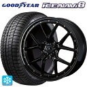 4/20限定 エントリーで最大100％ポイントバック245/45R19 100Q XL グッドイヤー アイスナビ8 ウェッズ ノヴァリス アセットS1 BLACK/GOLD PIERCE 19-8J 国産車用 スタッドレスタイヤホイール4本セット