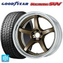 【8/20限定 最大3万円OFFクーポン】235/65R18 106Q グッドイヤー アイスナビ SUV # ワーク エモーション T5R 2P AHG 18-8J 国産車用 スタッドレスタイヤホイール4本セット