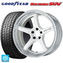 【8/20限定 最大3万円OFFクーポン】235/65R18 106Q グッドイヤー アイスナビ SUV # ワーク エモーション T5R 2P WHT 18-8J 国産車用 スタッドレスタイヤホイール4本セット