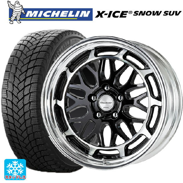 【6/22 20時〜 全品P5倍＆クーポン】2024年製 235/60R18 107T XL ミシュラン 正規品 エックスアイス スノー SUV # ワーク シーカー MX BP 18-8J 国産車用 スタッドレスタイヤホイール4本セット