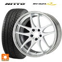 【10/27 10:59迄 全品P5倍&クーポン】255/45R20 105W XL ニットー NT421Q ワーク エモーション CR 2P WHT 20-8J 国産車用 サマータイヤホイール4本セット