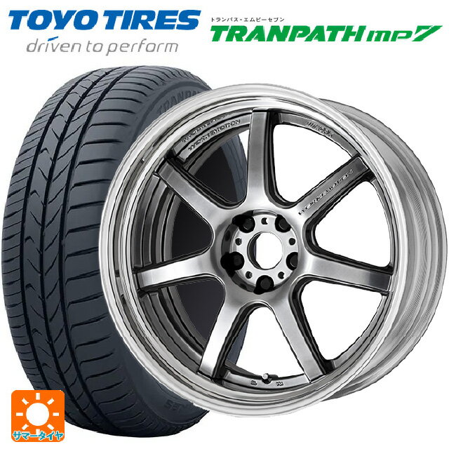 225/55R19 103V XL トーヨー トランパス MP7 ワーク エモーション T7R 2P GTS 19-8J 国産車用 サマータイヤホイール4本セット