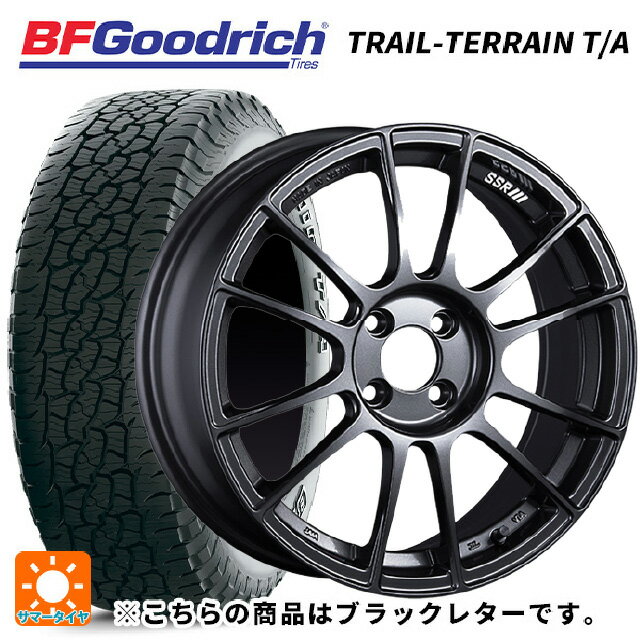 215/60R17 96H BFグッドリッチ トレイルテレーン T/A ブラックレター 正規品 タナベ SSR GT X04 ダークガンメタ 17-7J 国産車用 サマータイヤホイール4本セット