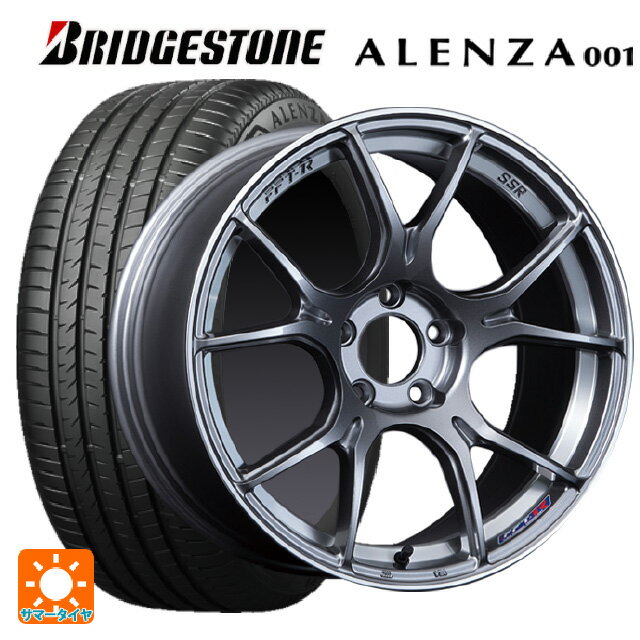 2024年製 225/60R17 99V ブリヂストン アレンザ001 正規品 # タナベ SSR GT X02 ダークシルバー 17-7J 国産車用 サマータイヤホイール4本セット