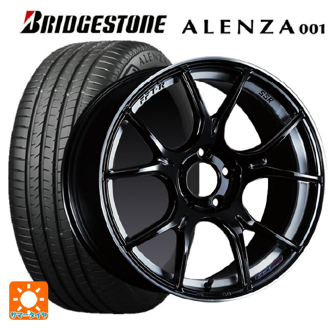 ホンダ ZR-V(RZ4)用 225/55R18 98V ブリヂストン アレンザ001 正規品 タナベ SSR GT X02 グロスブラック 新品サマータイヤホイール 4本セット
