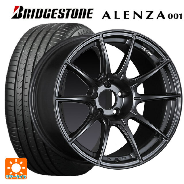 ホンダ ZR-V(RZ4)用 225/55R18 98V ブリヂストン アレンザ001 正規品 タナベ SSR GT X01 フラットブラック 新品サマータイヤホイール 4本セット