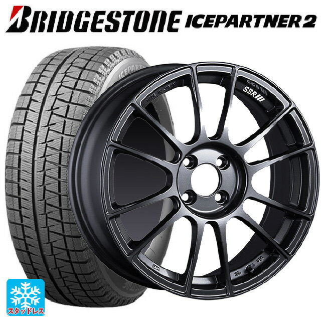 215/50R17 91Q ブリヂストン アイスパートナー2 正規品 タナベ SSR GT X04 ダークガンメタ 17-7J 国産車用 スタッドレスタイヤホイール4本セット