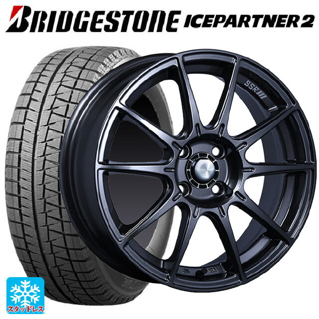 【6/15〜16限定 全品P5倍＆クーポン】165/55R15 75Q ブリヂストン アイスパートナー2 正規品 タナベ SSR GT X01 ST スペック ダークガンメタ 15-5J 国産車用 スタッドレスタイヤホイール4本セット