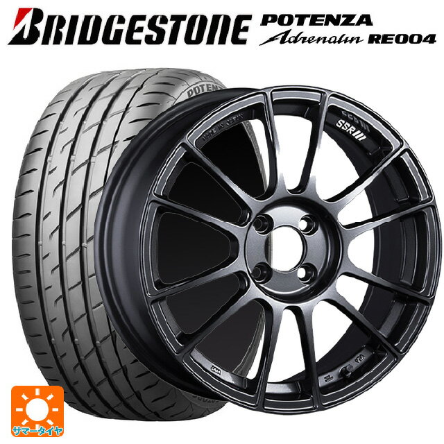 165/45R16 74V XL ブリヂストン ポテンザ アドレナリン RE004 正規品 タナベ SSR GT X04 ダークガンメタ 16-5J 国産車用 サマータイヤホイール4本セット