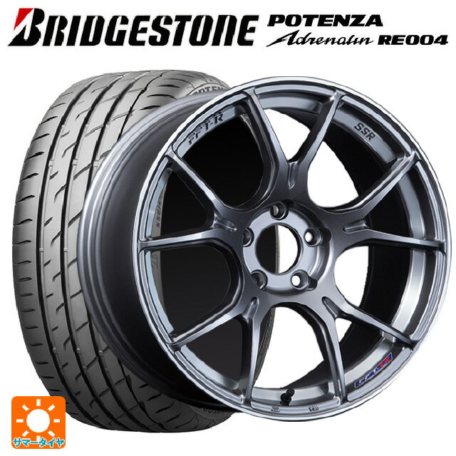 【6/15〜16限定 全品P5倍＆クーポン】165/45R16 74V XL ブリヂストン ポテンザ アドレナリン RE004 正規品 タナベ SSR GT X02 ダークシルバー 16-5J 国産車用 サマータイヤホイール4本セット