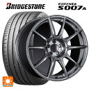 【10/27 10:59迄 全品P5倍&クーポン】225/40R19 93Y XL ブリヂストン ポテンザ S007A 正規品 タナベ SSR GT X01 ダークシルバー 19-8.5J 国産車用 サマータイヤホイール4本セット