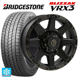 215/70R16 100Q ブリヂストン ブリザック VRX3 # 正規品 ウェッズ クロスオーバー ガーメンツ スタイルU マットブラッククリア 16-6J 国産車用 スタッドレスタイヤホイール4本セット