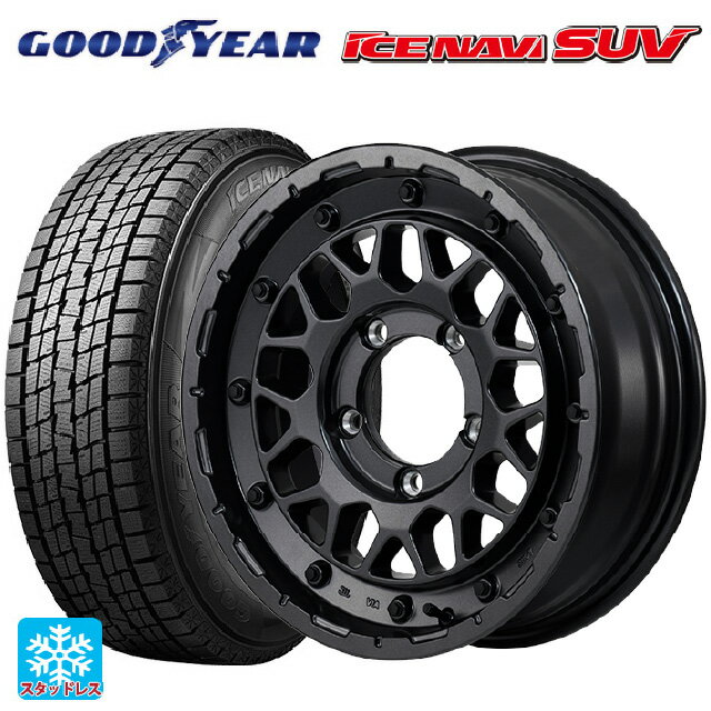 175/80R16 91Q グッドイヤー アイスナビ SUV マルカサービス ナイトロパワー M29 スティンガー セミグロスブラッククリア 16-5.5J 国産車用 スタッドレスタイヤホイール4本セット