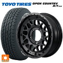 【5/9 20時〜 最大3万円OFFクーポン】スズキ ジムニーシエラ(74系)用 215/70R16 100H トーヨー オープンカントリー A/T EX ホワイトレター エムアイディー ナイトロパワー M29 スティンガー セミグロスブラッククリア 新品サマータイヤホイール 5本セット(2)