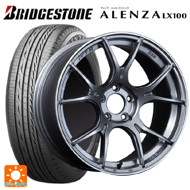 ニッサン エクストレイル(33系)用 2025年製 235/60R18 103H ブリヂストン アレンザLX100 正規品 タナベ SSR GT X02 ダークシルバー 新品サマータイヤホイール 4本セット