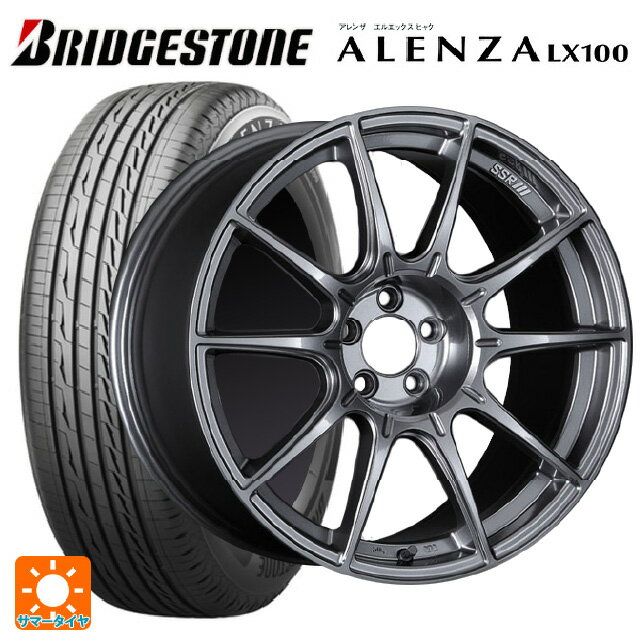 ホンダ ZR-V(RZ4)用 225/55R18 98V ブリヂストン アレンザLX100 正規品 タナベ SSR GT X01 ダークシルバー 新品サマータイヤホイール 4本セット