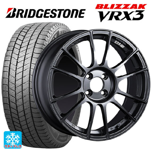 185/55R16 83Q ブリヂストン ブリザック VRX3 正規品 タナベ SSR GT X04 ダークガンメタ 16-6.5J 国産車用 スタッドレスタイヤホイール4本セット